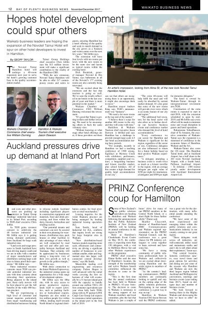 Bay of Plenty Business News November/December 2017