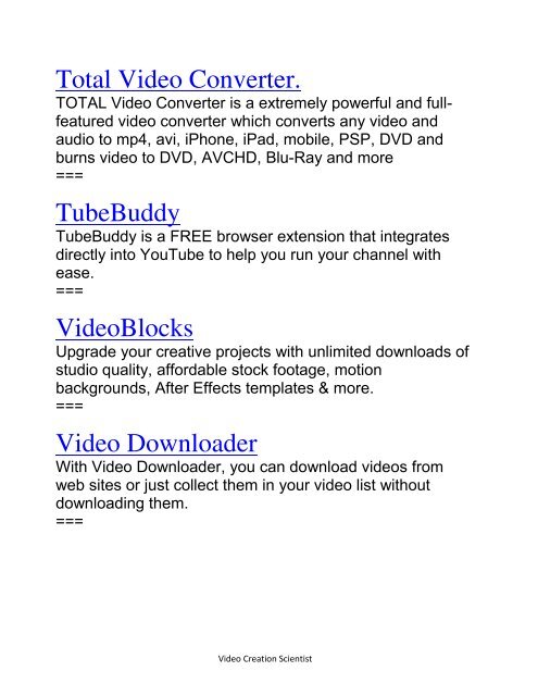 Video Creation Guide - How To Create Video