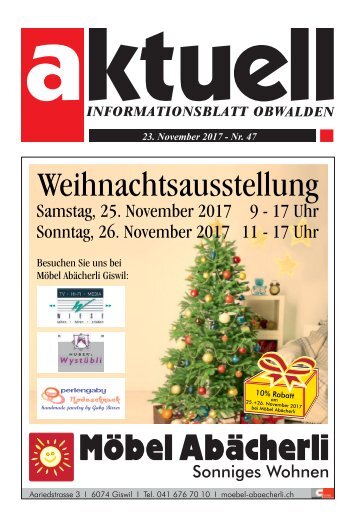 Aktuell Obwalden 47-2017