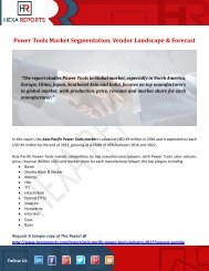 Power Tools Market Segmentation, Vendor Landscape & Forecast