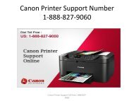 Canon printer Support Number 1-888-827-9060
