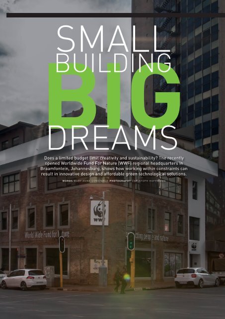 WWF-SA – Small building, big dreams