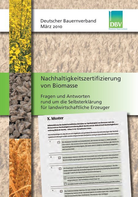 Nachhaltigkeitszertifizierung von Biomasse