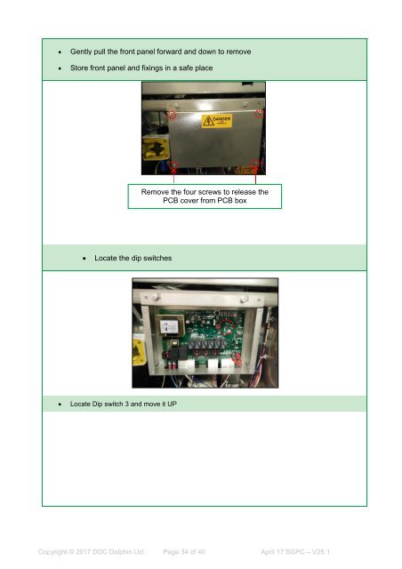 V25.1 Software Guide Panamatic Mini, Midi, Optima 2 v1.5