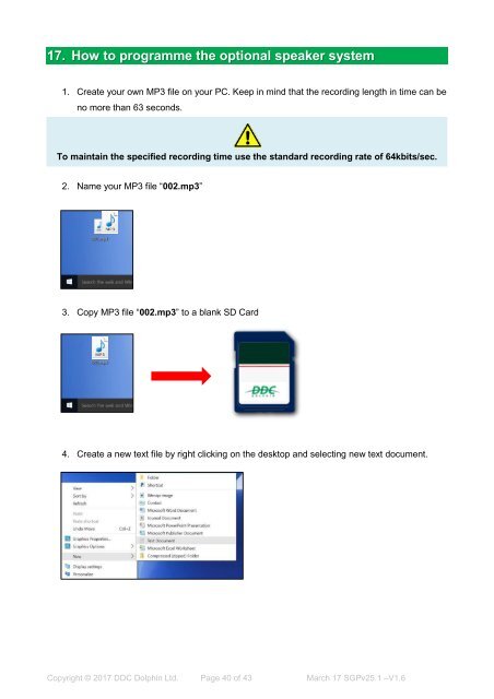 V25.1 Software Guide Pulpmatic Ultima  Eco Uno Incomatic V1.6