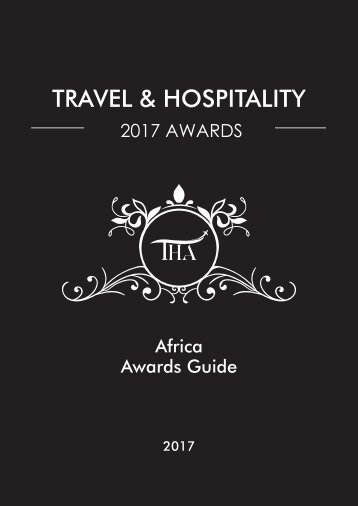 Travel & Hospitality Awards | Africa 2017 | www.thawards.com