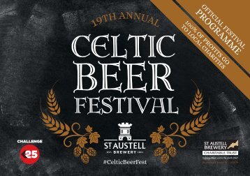 Celtic Beer Festival 2017 Programme
