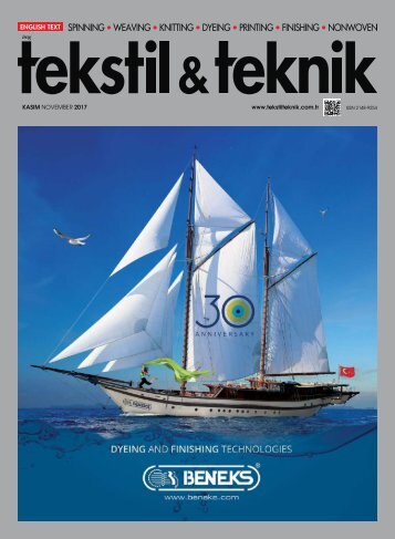 Tekstil Teknik Dergisi Kasım 2017 Sayısı