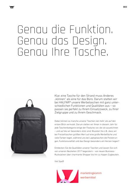 Werbetaschen, Promotiontaschen