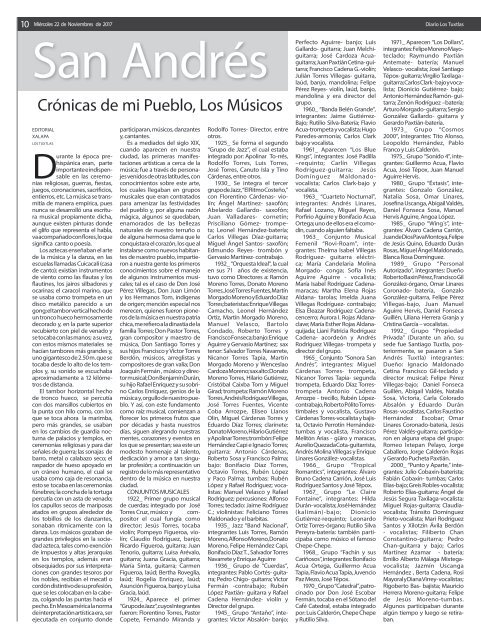 edición de diario los tuxtlas del día 22 de noviembre de 2017