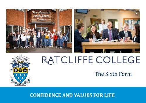 Ratcliffe College - Sixth Form Handbook