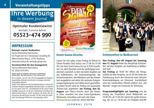 Journal Bad Sachsa und Walkenried