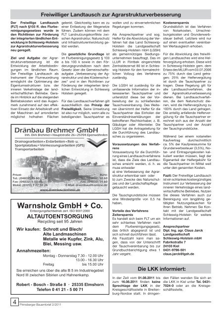Mitteilungen des Kreisbauernverbandes Pinneberg Nr. 2