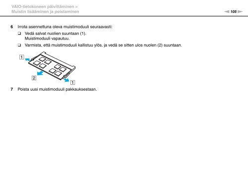 Sony VPCF13B4E - VPCF13B4E Mode d'emploi Finlandais