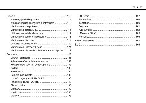 Sony VPCF24M1R - VPCF24M1R Mode d'emploi Roumain