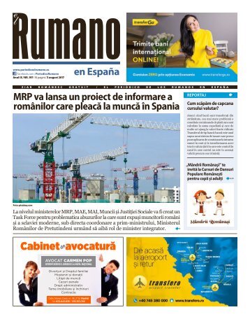 Numărul 197 al Ziarului El Rumano