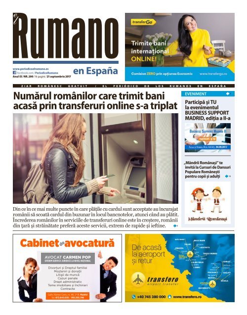 Numărul 200 al Ziarului El Rumano