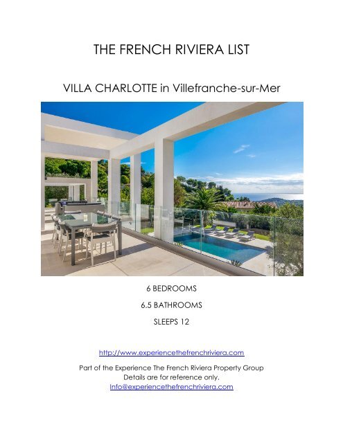 Villa Charlotte - Villefranche-sur-Mer