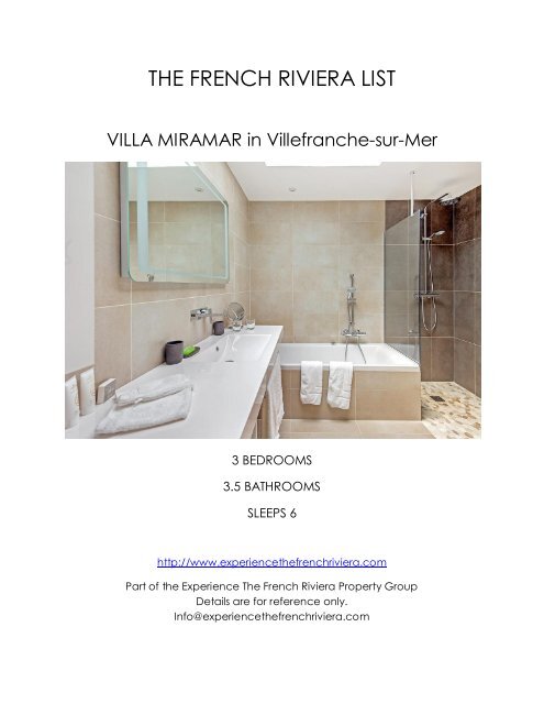 Villa Miramar - Villefranche-sur-Mer