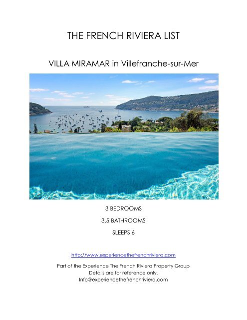 Villa Miramar - Villefranche-sur-Mer