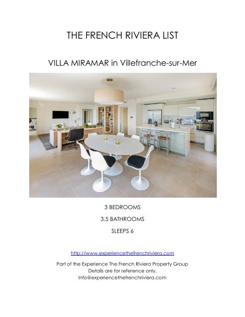 Villa Miramar - Villefranche-sur-Mer