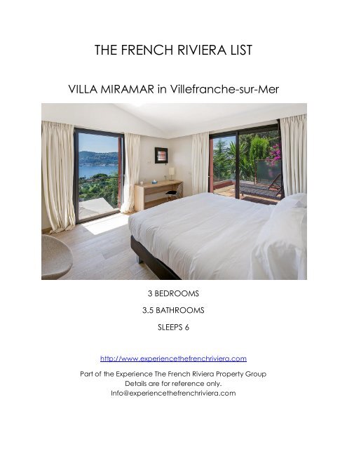 Villa Miramar - Villefranche-sur-Mer