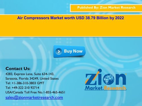 Global Air Compressors Market, 2016 - 2022