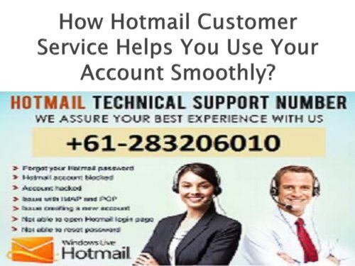 How Hotmail Customer Service Helps You Use Your(1)