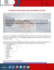 Probiotics Market Share, Size and Industry Trends