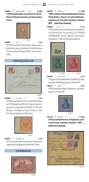 Auktionshaus Felzmann - Auktion-1017 - Philatelie
