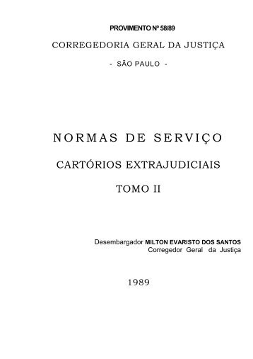 Consolidação Normativa Extrajudicial - até 30-08-2017 - Prov 40-2017