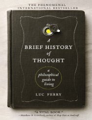 a brief history of thought - luc ferry