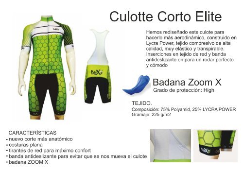 Catálogo textil ciclismo