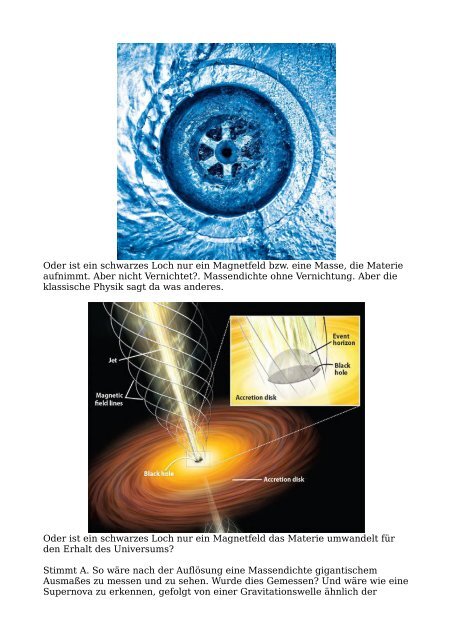 Einstein "Magnetic Field" Stimmen die bekannten Theorie der schwarzen Löcher?