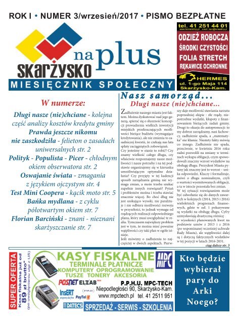 Skarżysko na plus nr 3 Wrzesień 2017