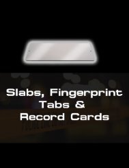 Slabs Fingerprint Tabs and Record Cards 