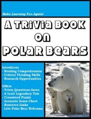 A Trivia Book on Polar Bears