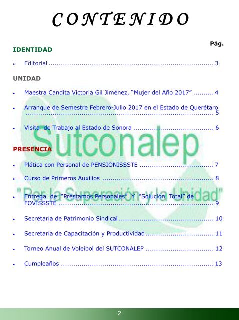 Gaceta Sutconalep No. 14