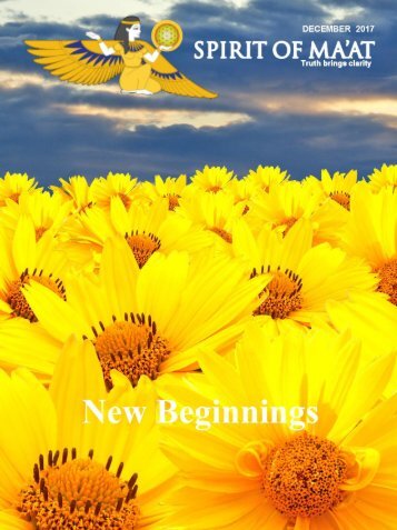December 2017 - 'New Beginnings'