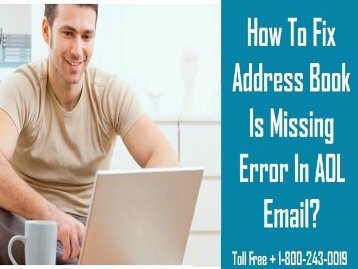 18002430019 |How To Fix AOL Address Book Missing Error?