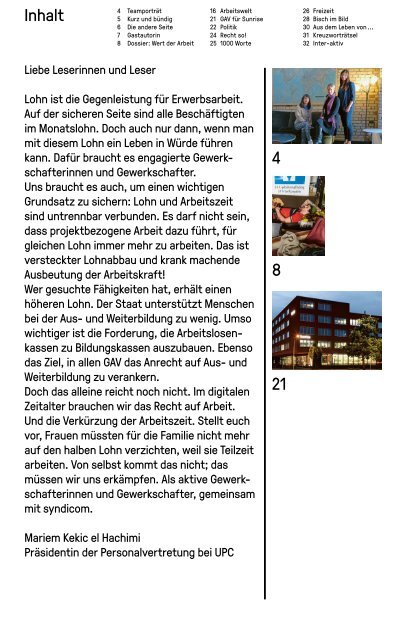 syndicom magazin Nr. 2 - Lohn. Vom Wert der Arbeit