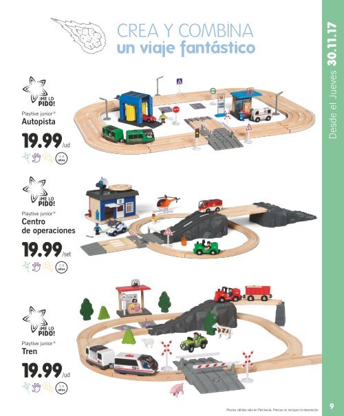 OFERTA LIDL CATÁLOGO JUGUETES 2017