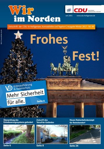 Wir im Norden | Ausgabe Nr. 44 | Dezember 2017