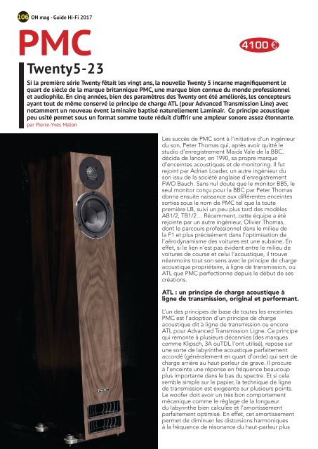 ON mag - Guide Hifi 2017