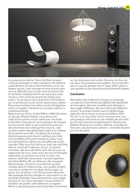 ON mag - Guide Hifi 2017