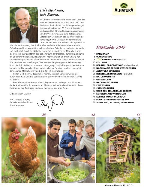 Alnatura Magazin - Dezember 2017