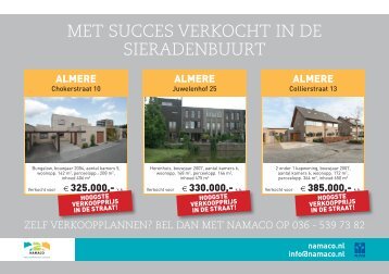 Succesvol verkocht in de Sieradenbuurt! 