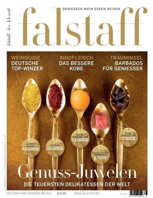 Falstaff Deutschland Ausgabe 8/2017