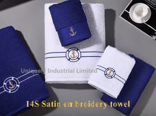 Hot Wholesale 100% Cotton Terry High Quality Professional Five Star Hotel Luxury Embroidery Bath Towel