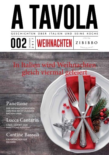 "A Tavola" Ausgabe 2 Weihnachten 